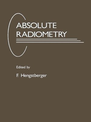 cover image of Absolute Radiometry